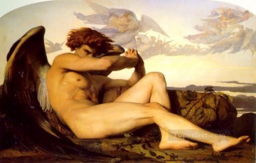  Alexandre Oil Painting - Fallen Angel Alexandre Cabanel
